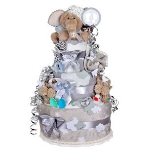 Windeltorte Elefant für Jungen Nr. 1.424 Windeltorte Elefant für Jungen Nr. 1.424